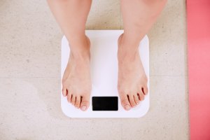 this is an image of weight on scale